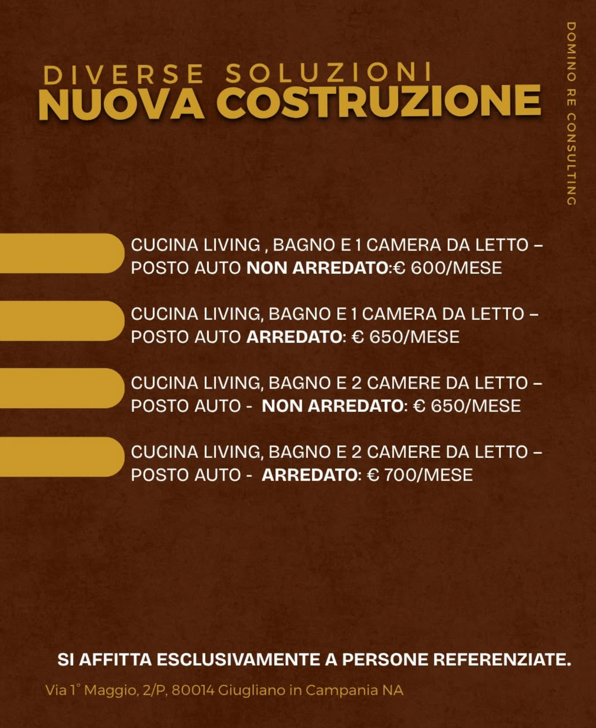 APPARTAMENTI IN AFFITTO